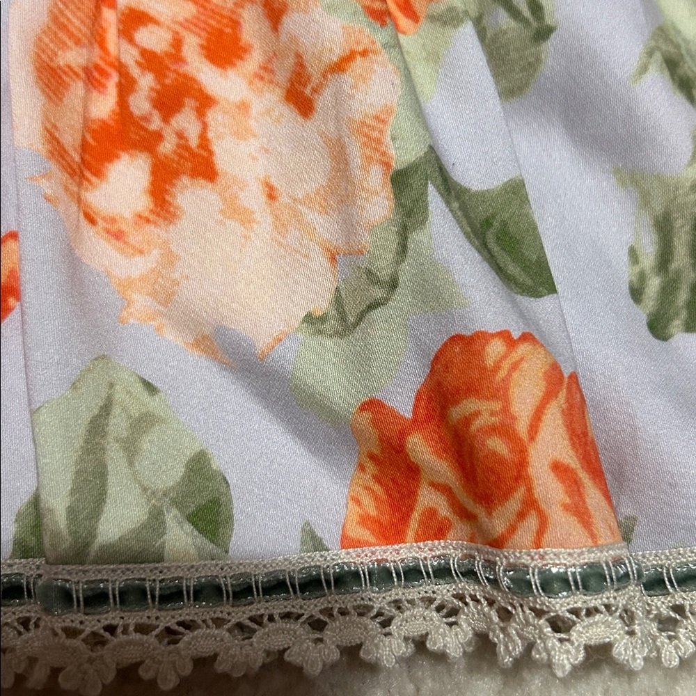 Alice+Olivia Garden Dusty Orchids Cotton Dress size 10 NWT - Picture 7 of 10